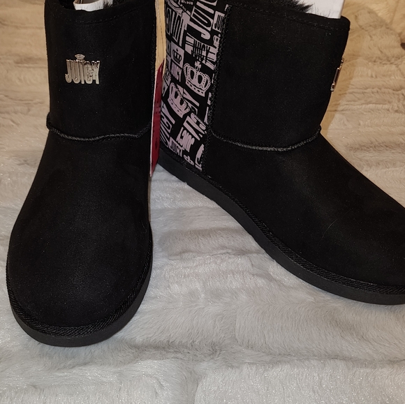 *NIB Women's Juicy Couture Knack Black Boots - SZ 9.5* - Picture 2 of 7